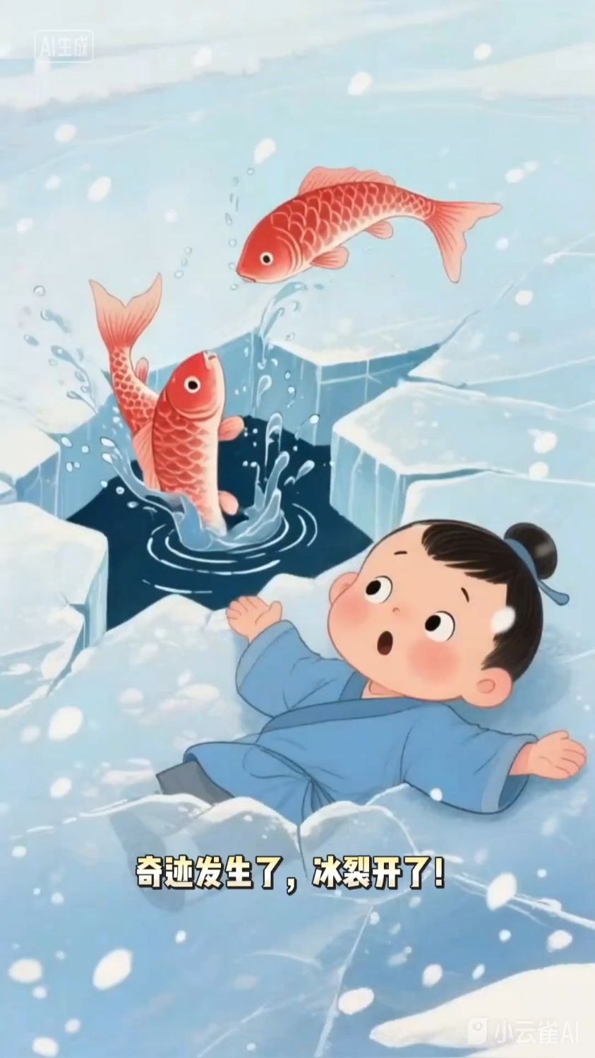 24孝 王祥 卧冰求鲤