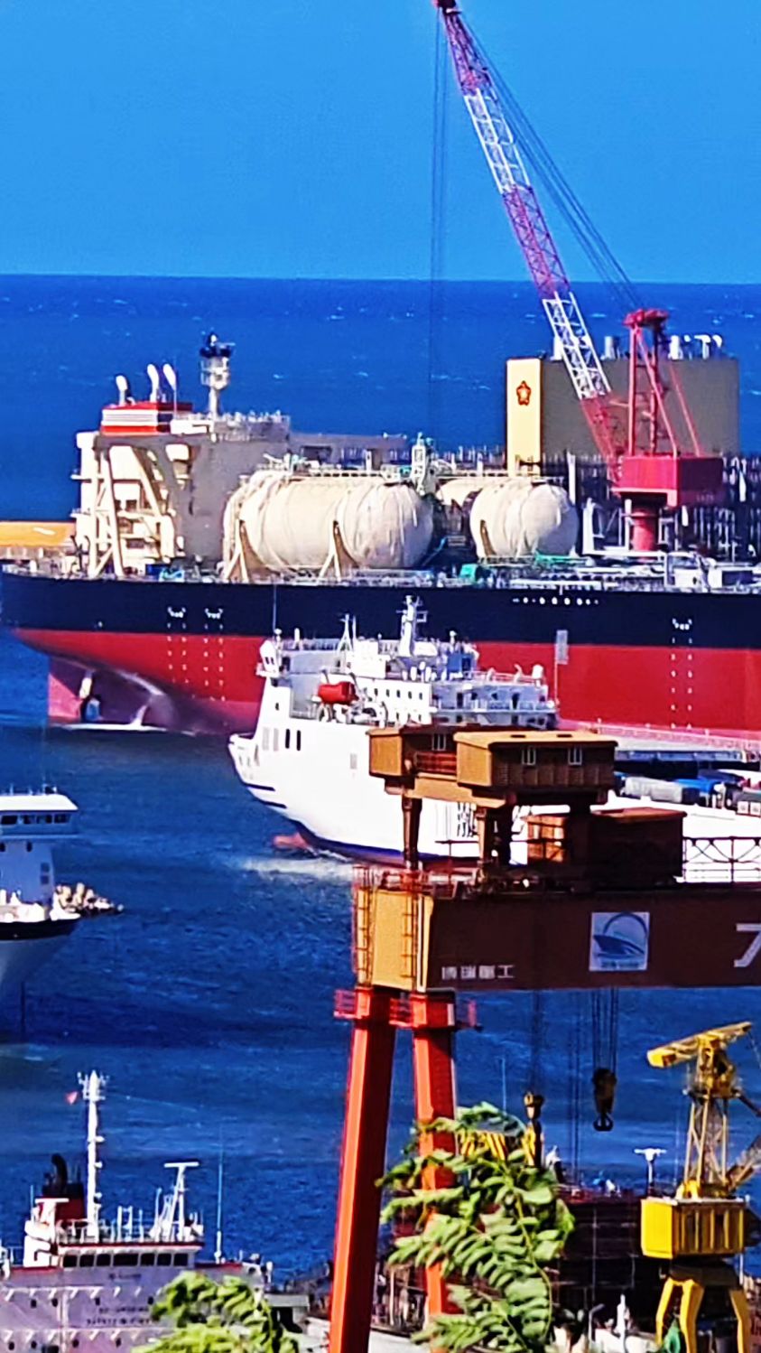 大鲸鱼正在上客，清晰可见