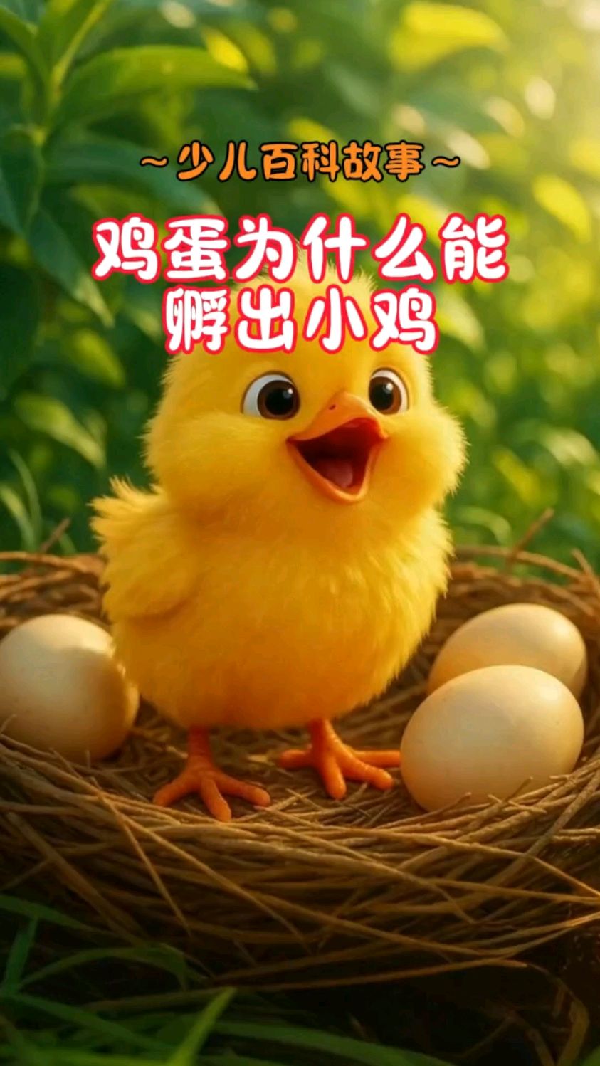 少儿百科知识《鸡蛋为什么能孵出小鸡》