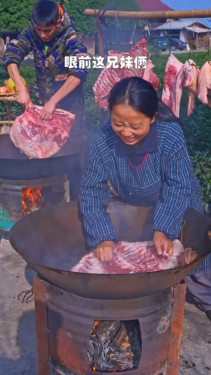 做酱腊肉的教程。