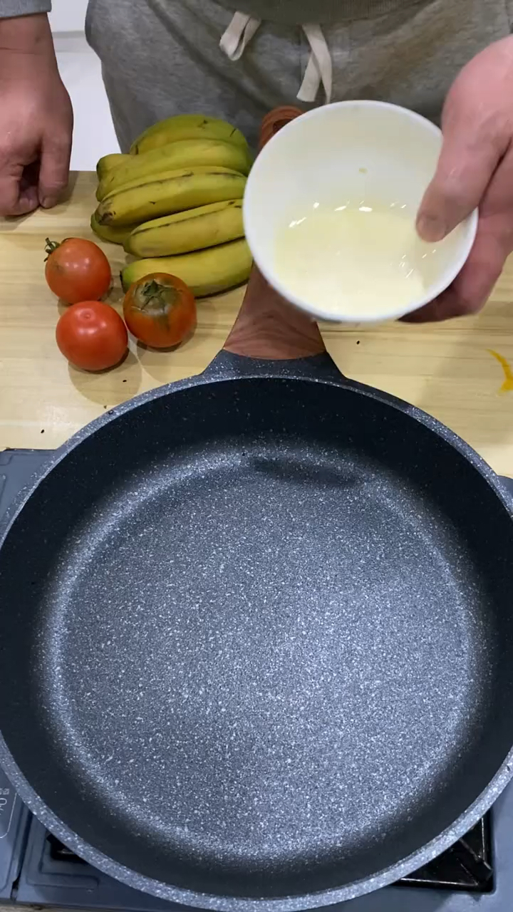 香蕉鸡蛋卷饼做法
