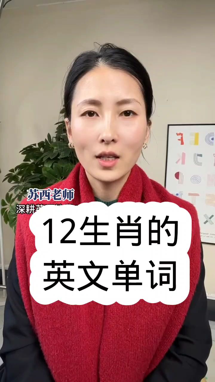 12生肖的英语单词