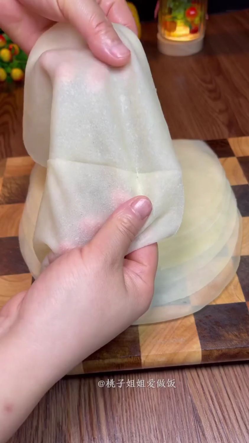 教你怎么做春卷皮