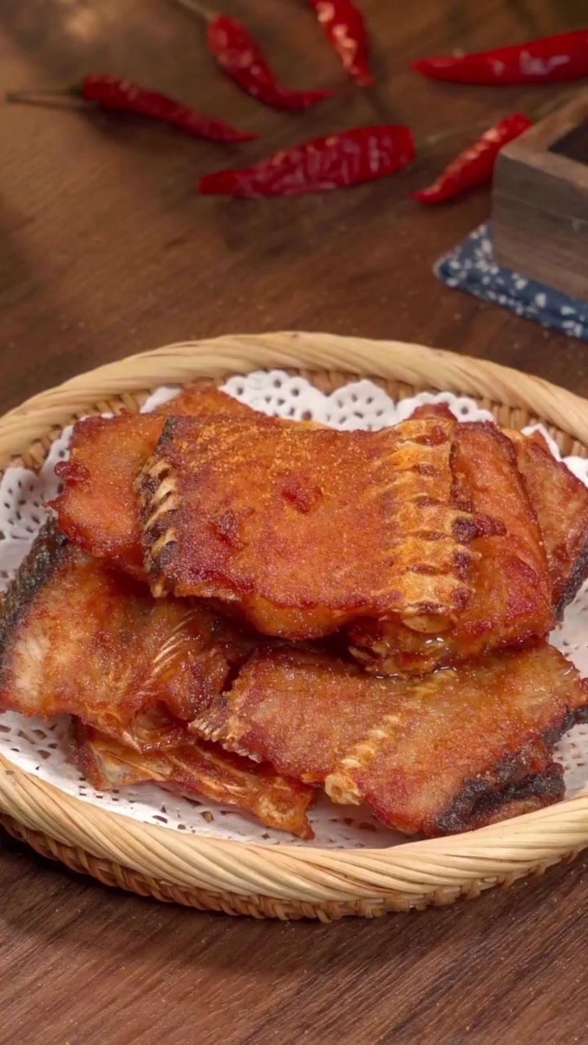 分享一道椒盐鱼骨的做法