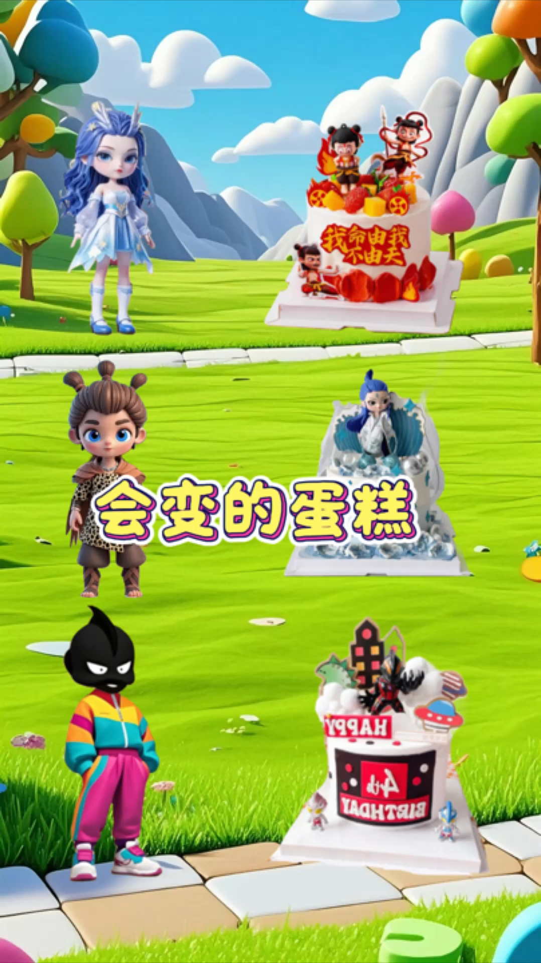 会变的蛋糕#哪吒#内容启发搜索