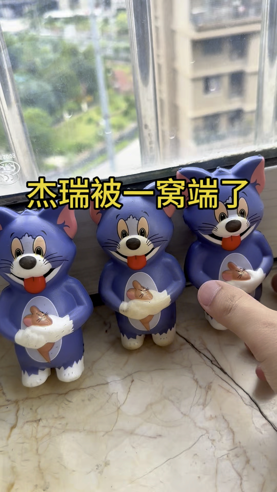 杰瑞的家里挤满了汤姆猫