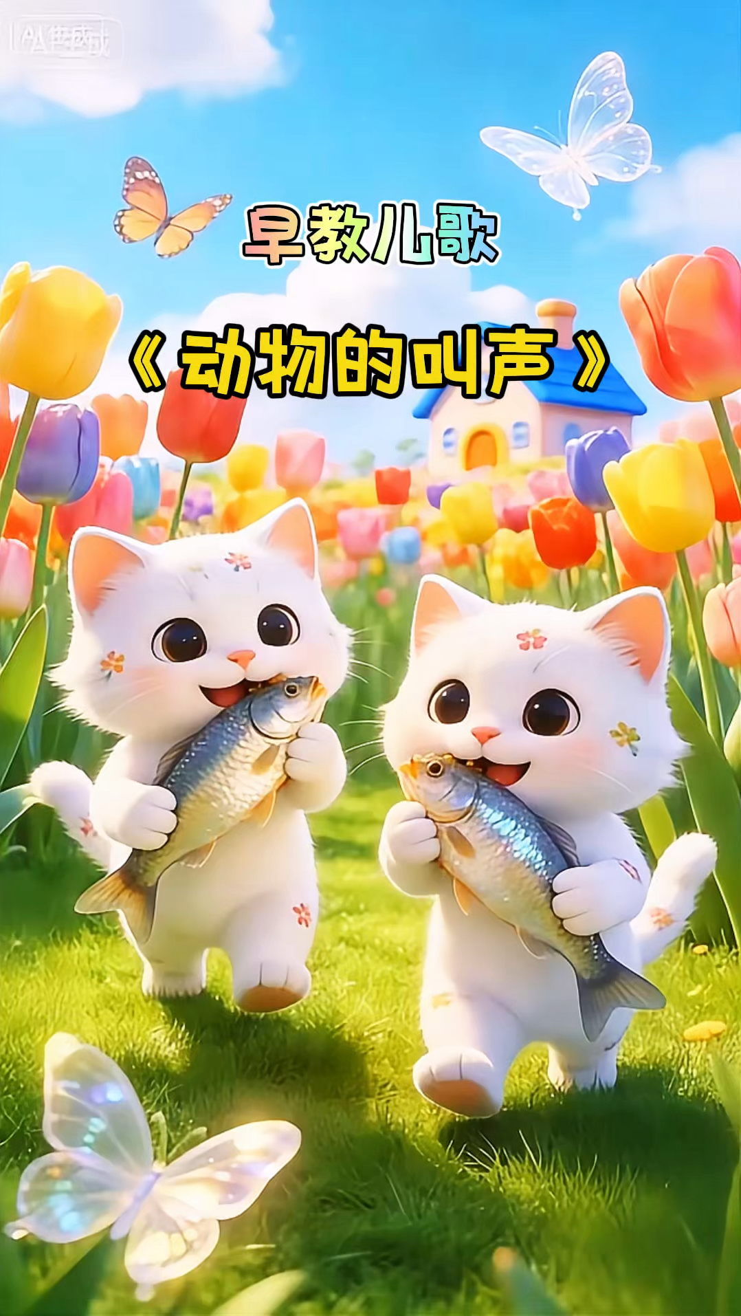 早教儿歌动画《动物的叫声》