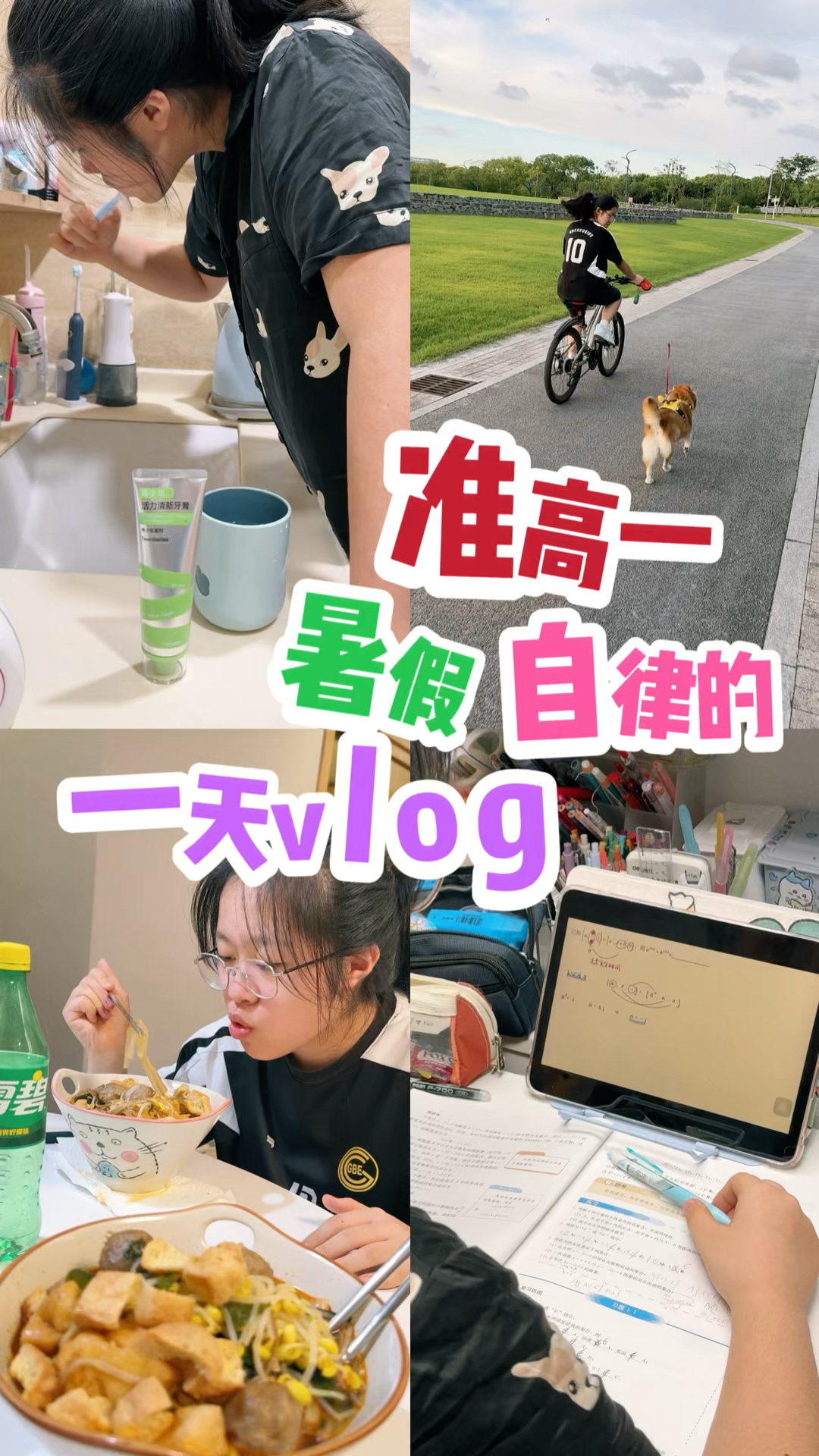 准高一小鱼儿暑假日常