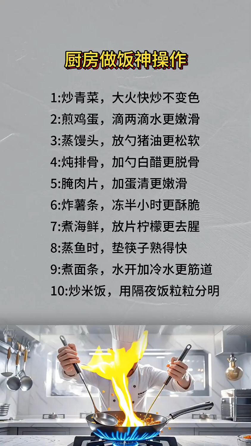 厨房做饭的神操作