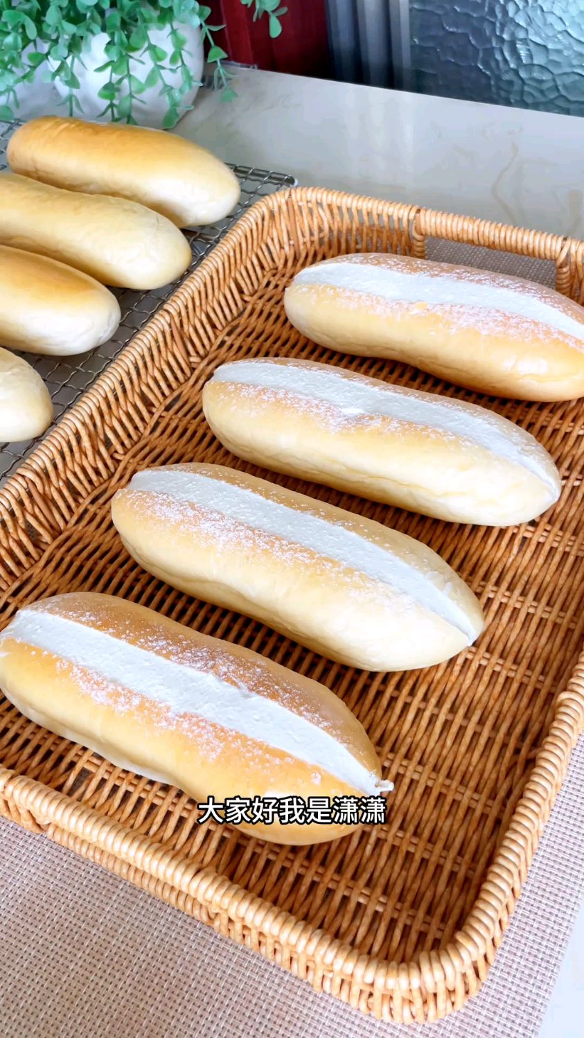 一口回到童年!奶油面包绝了!