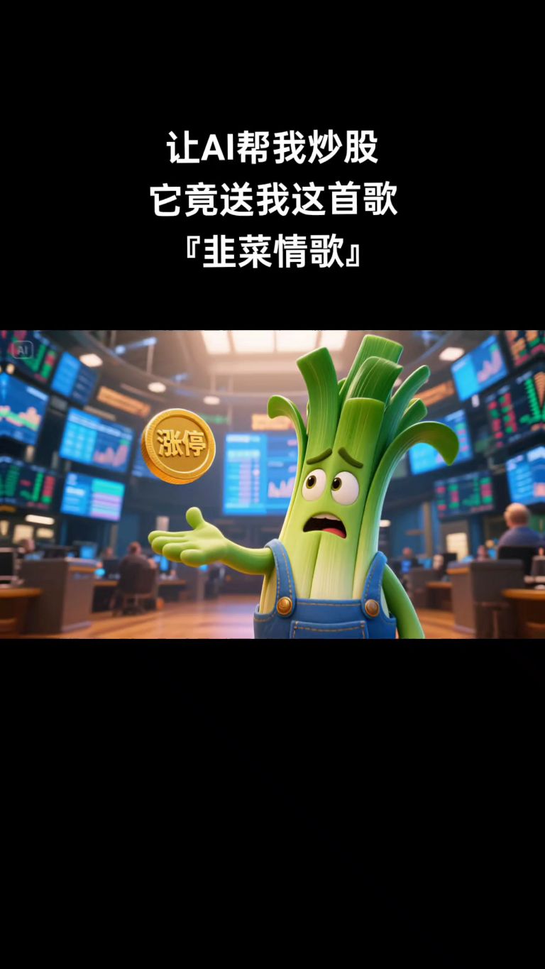 这才是股民真实生活!皮克斯韭菜演绎<韭菜情歌>,笑着笑着就哭了