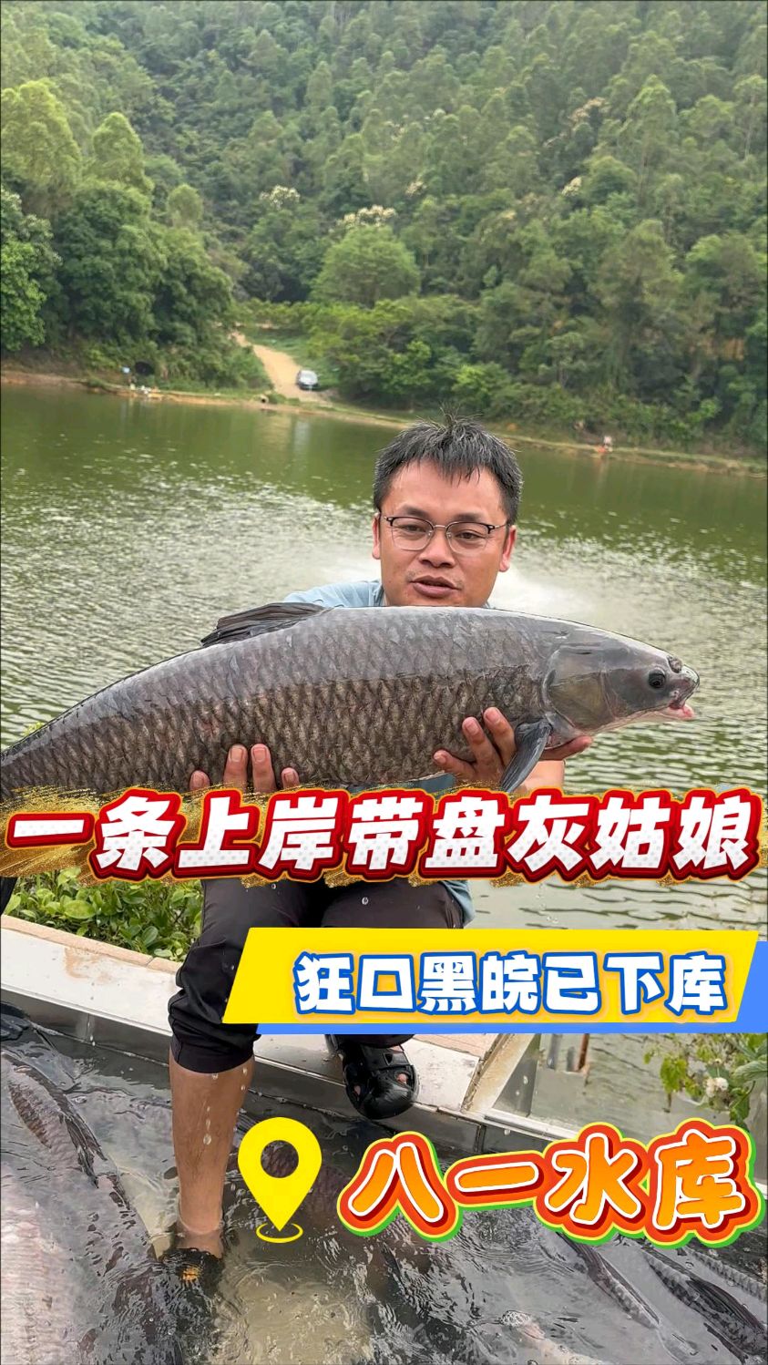 山美水美风景美而且还有好多鱼哦
