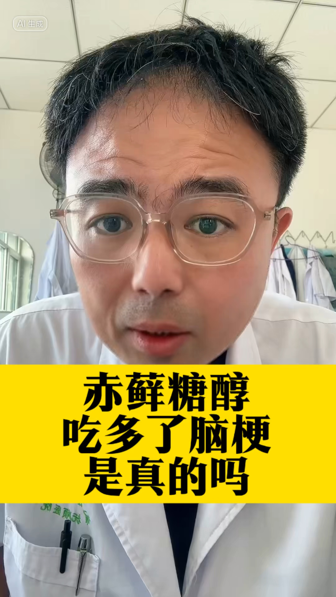 赤藓糖醇吃多了脑梗是真的吗