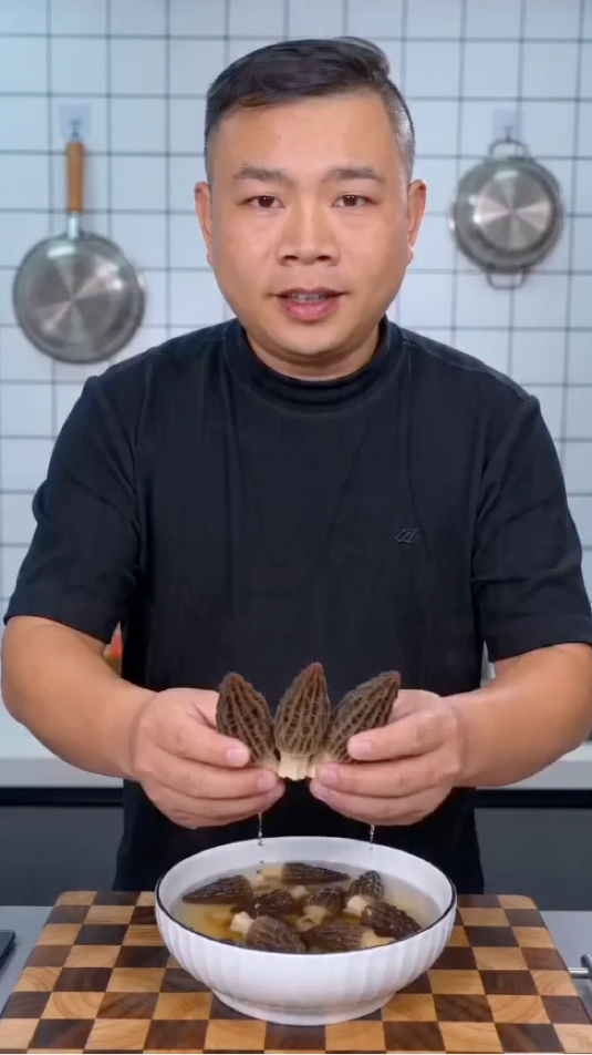 羊肚菌辣烧味道好极了