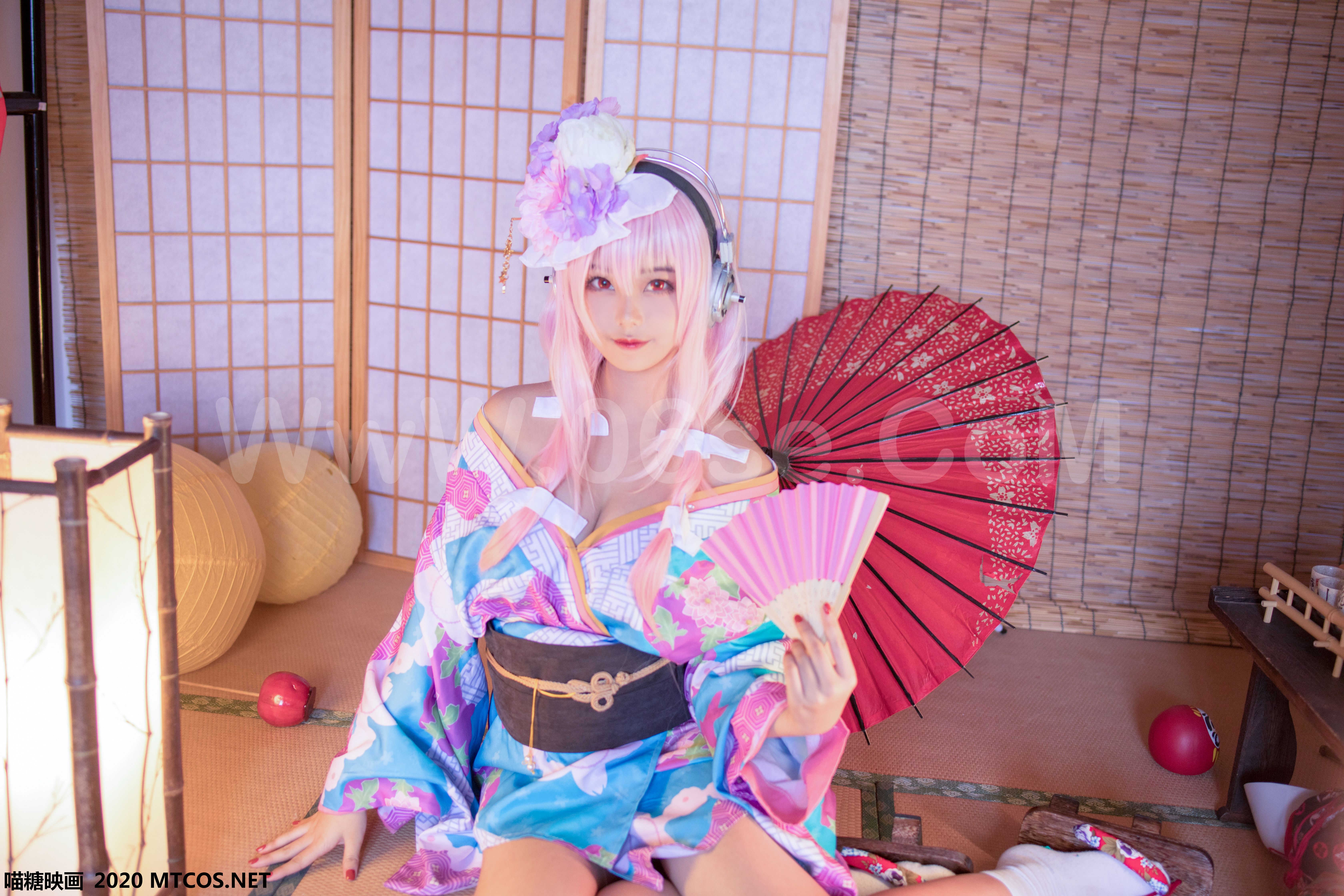 [MTCos] 喵糖映画 Vol.109 蜜汁猫裘 索尼子和服-六色网-六色网