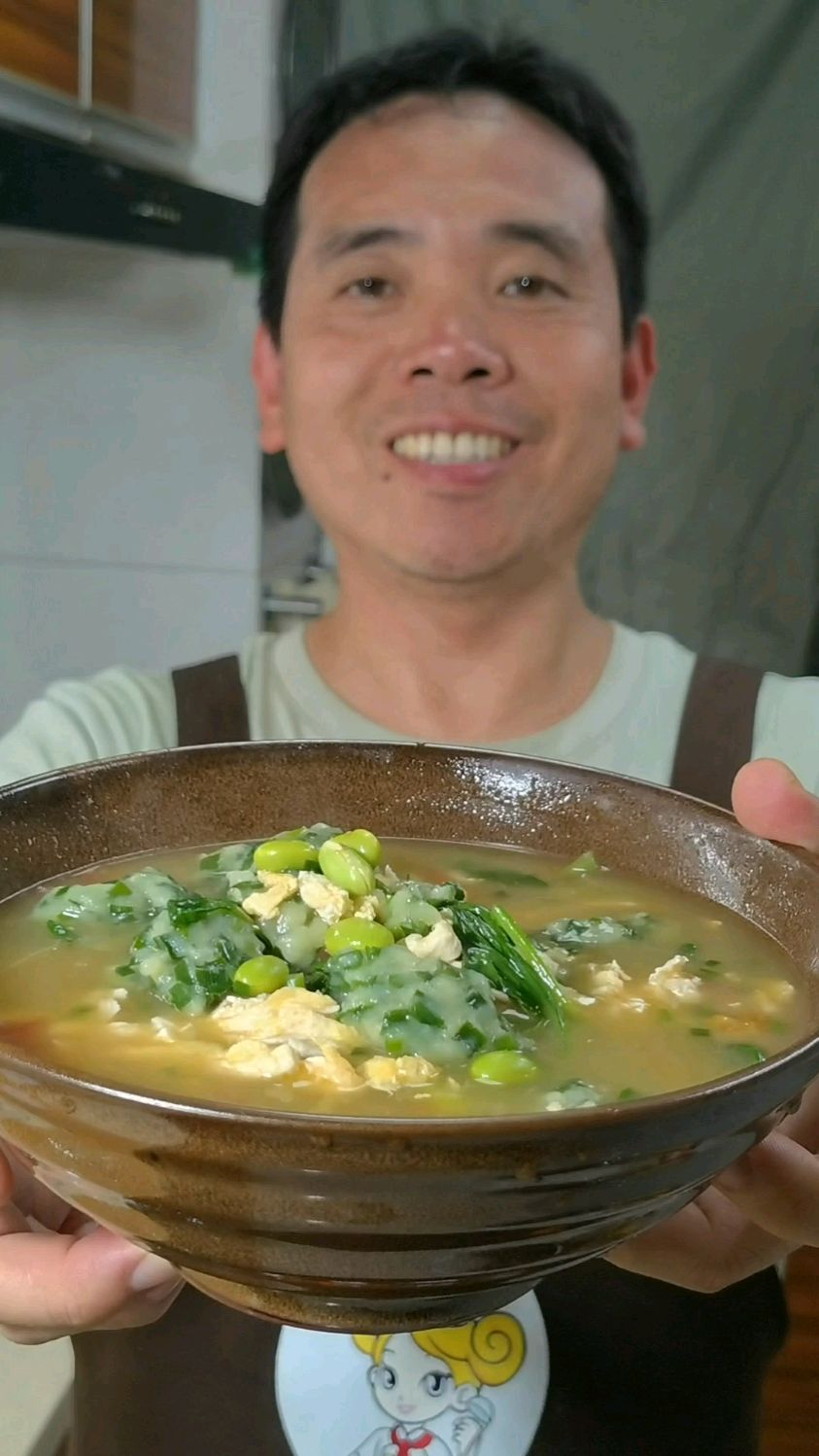 这才是韭菜最好吃的做法，农家疙瘩汤，又香又鲜，超好吃