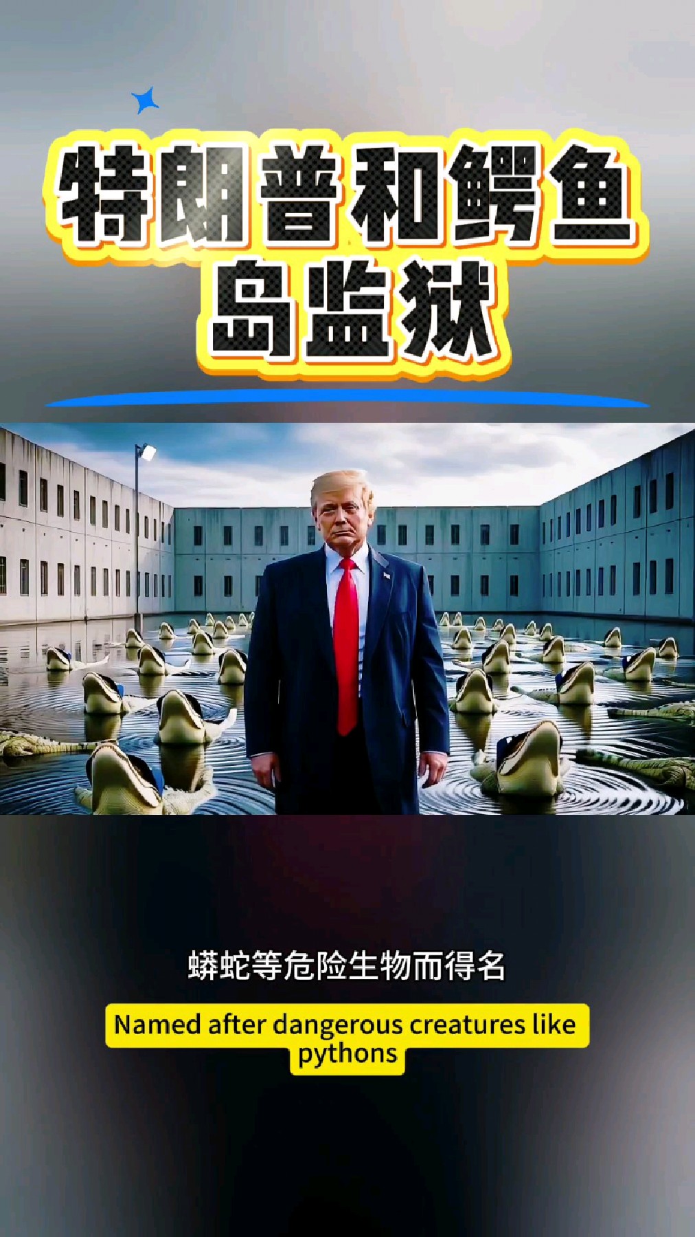 特朗普与鳄鱼岛监狱,是强硬移民政策的展现