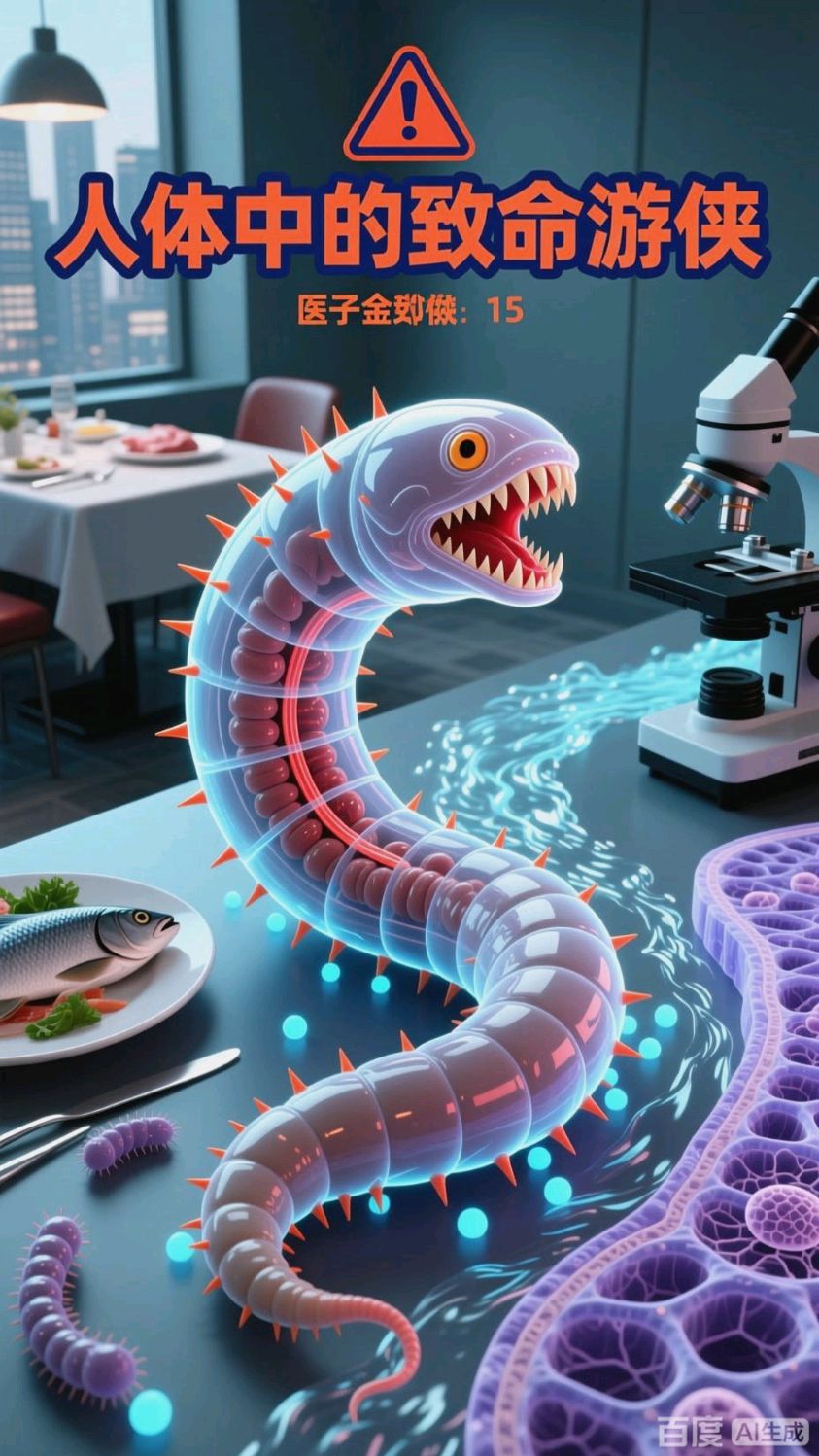 寄生虫:颚口线虫!