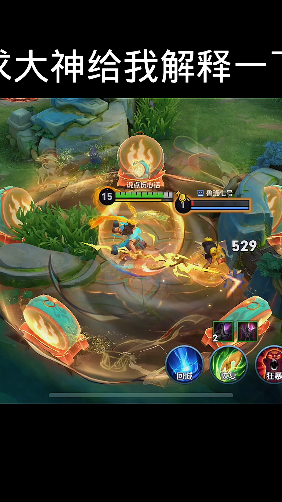 #王者荣耀 求大神给我解释一下!!!