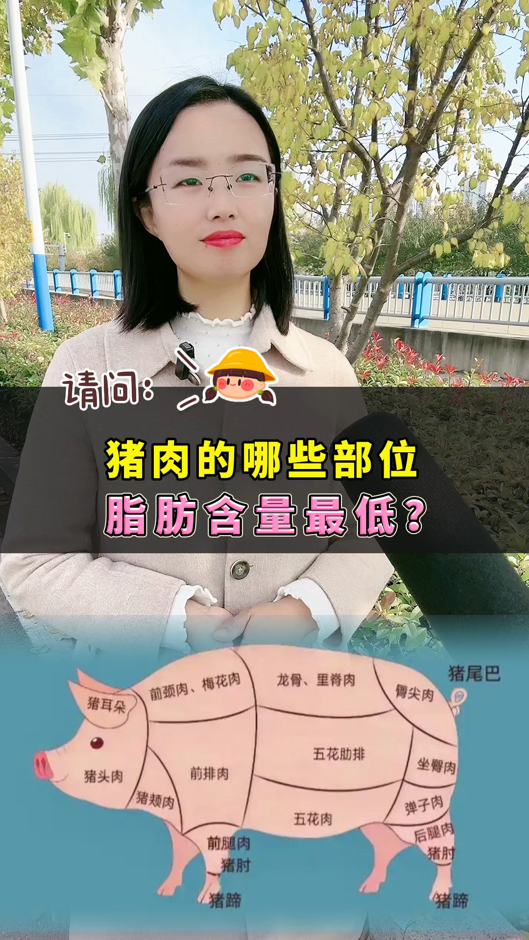 猪肉的哪些部位脂肪含量最低?