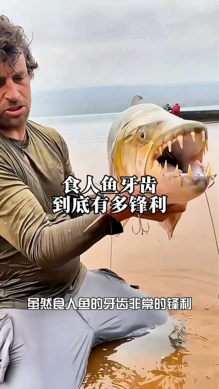 食人鱼牙齿到底有多锋利