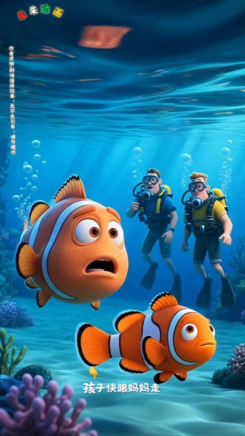 少儿动画片 #动画片推荐 #动画片每天更新 小丑鱼被人类抓走了