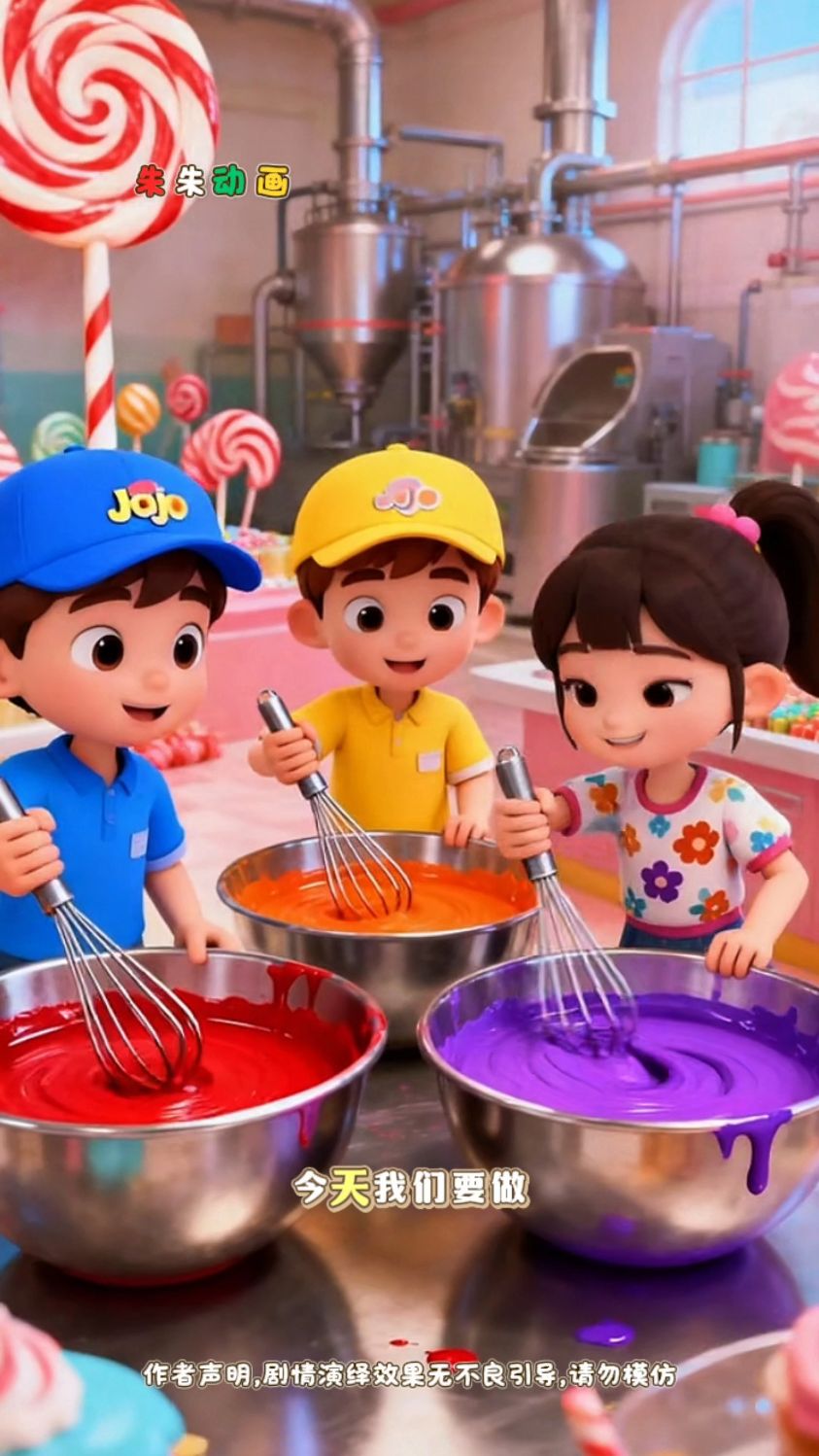 热门动画 #动画片分享 #小朋友爱看的视频 不同造型的蔬菜棒棒糖