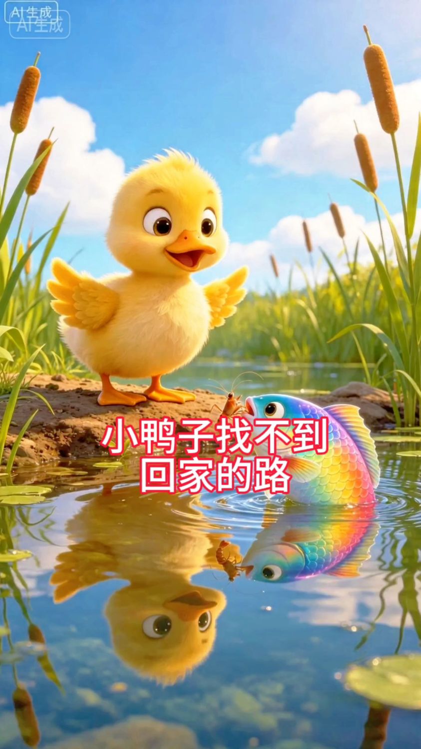 #超好看的动画片 #儿童动画小故事 小鸭子找不到回家的路