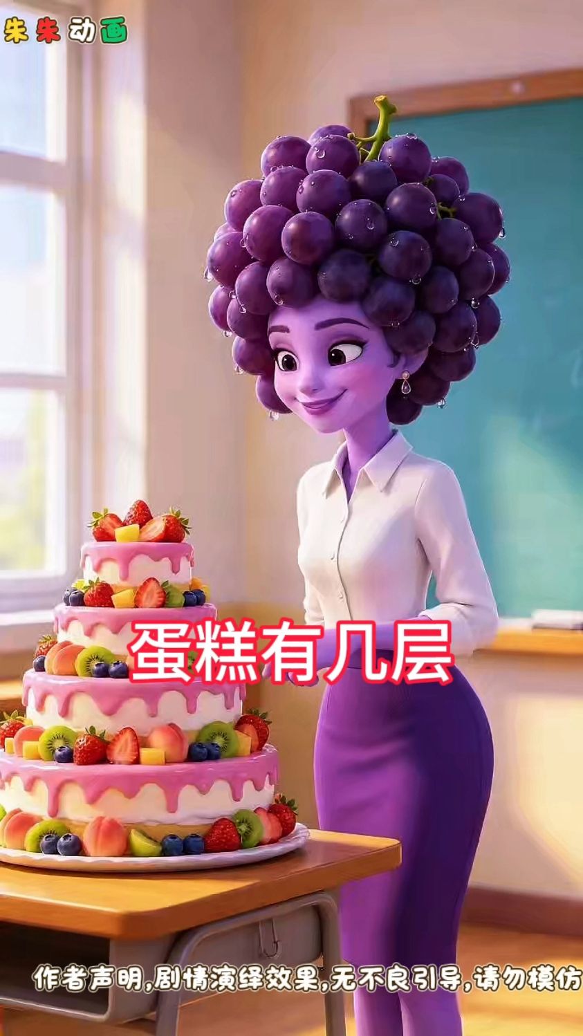 #上热门的小动画 #原创动画 #动画片分享 #AI动漫剧场 蛋糕有几层