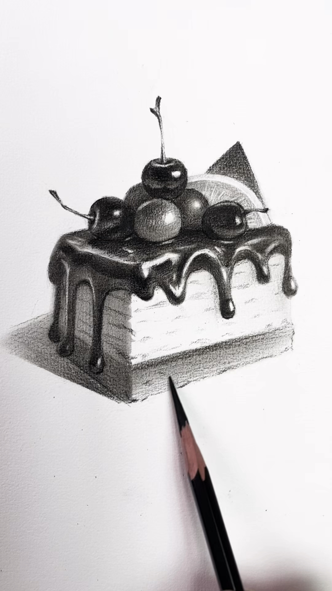 教零基础画素描蛋糕