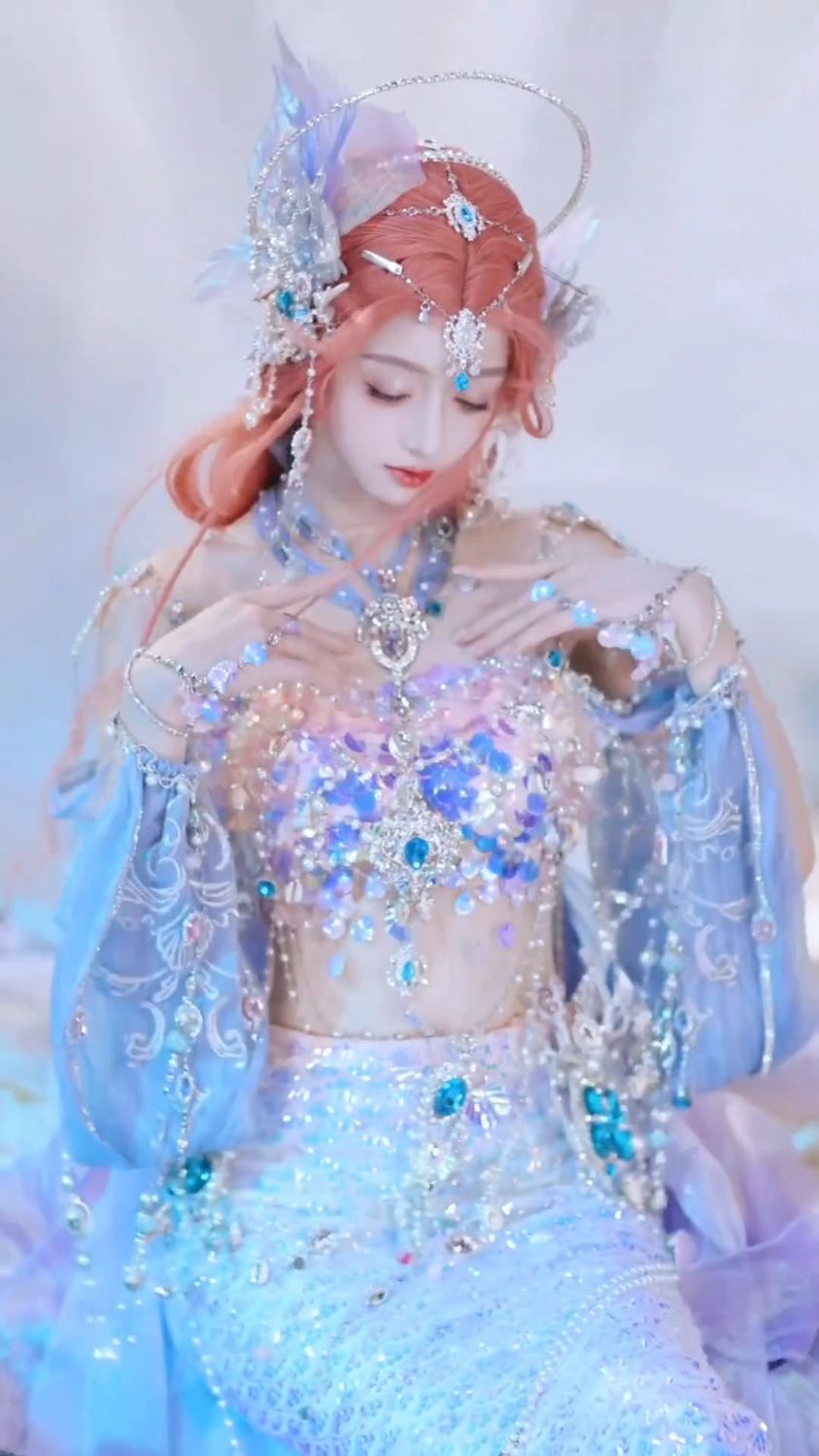 #美人鱼 好漂亮的美人鱼公主