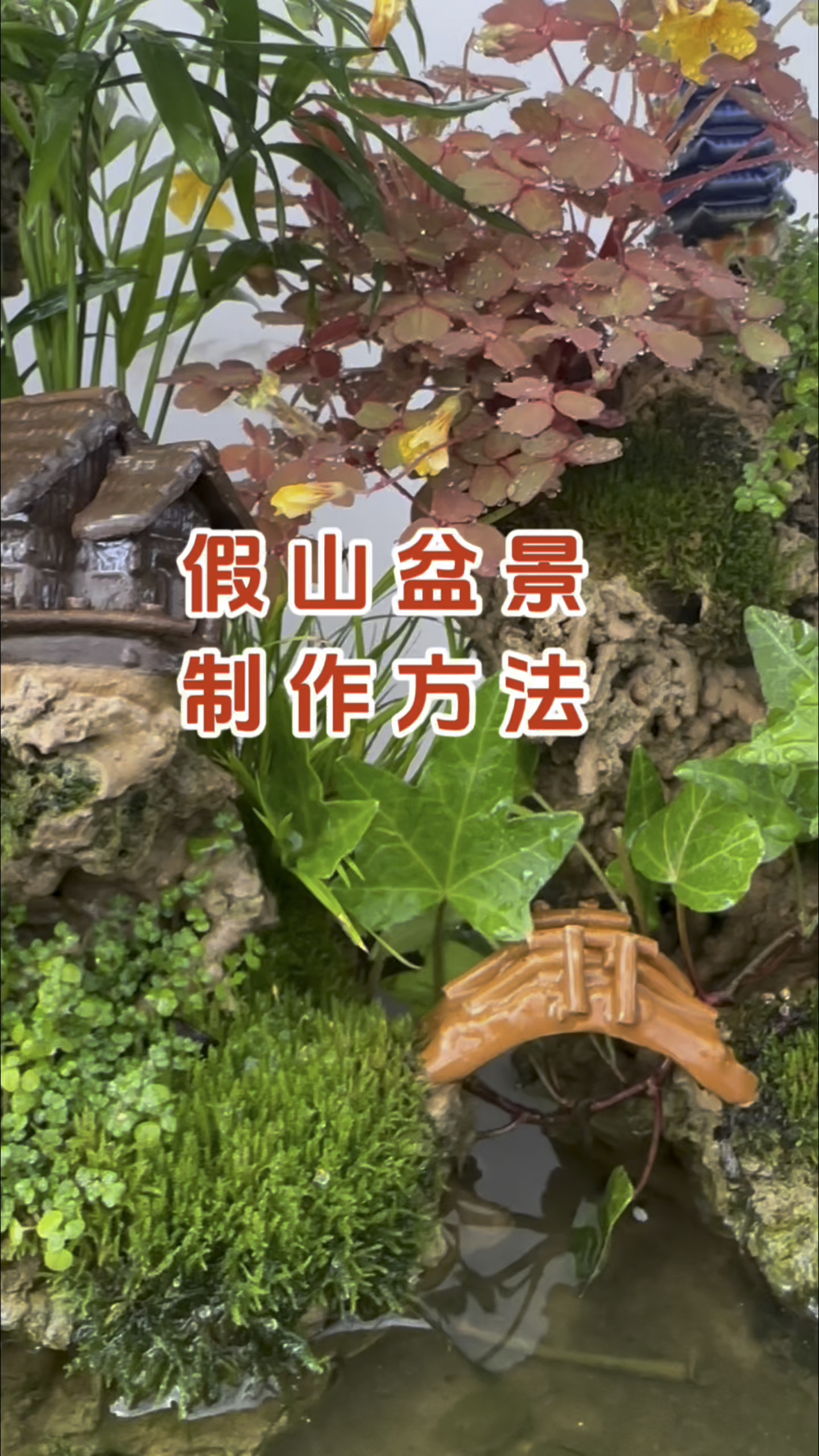 假山盆景的制作方法