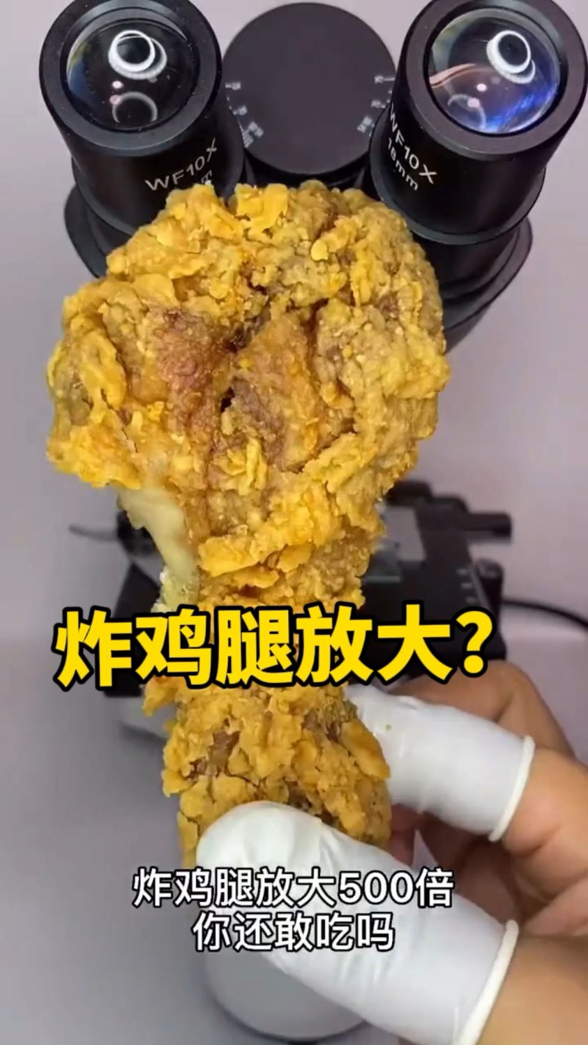 炸鸡腿放大是什么样的呢?一起来看一下哦。