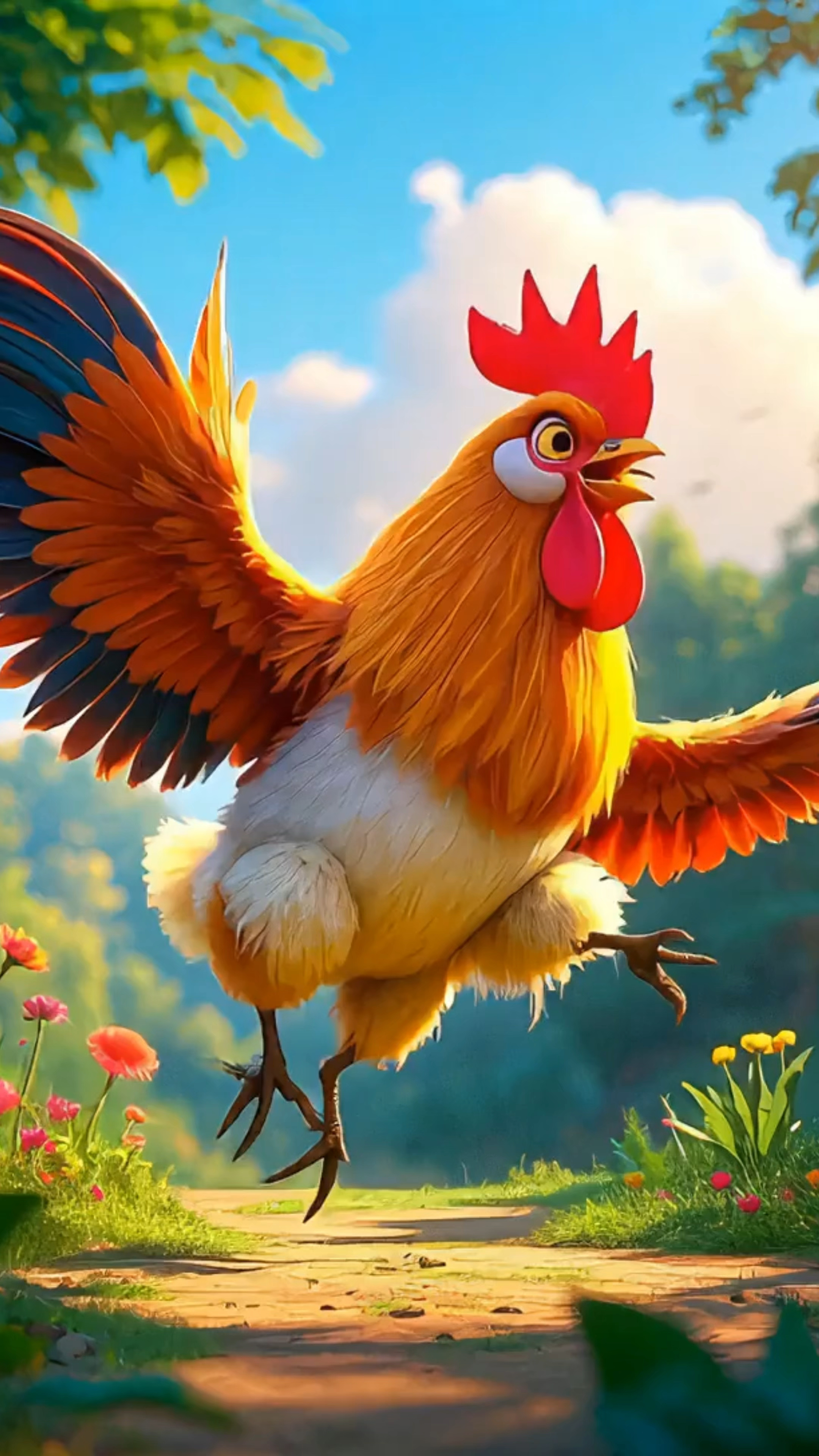 (公鸡公鸡真美丽)0-3岁儿歌早教儿歌