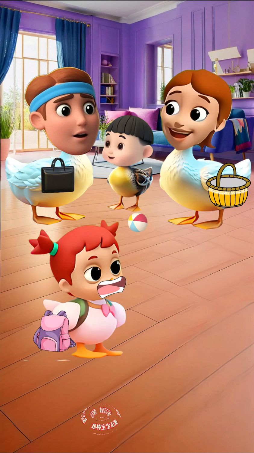 聪明的鸭鸭宝贝朵朵