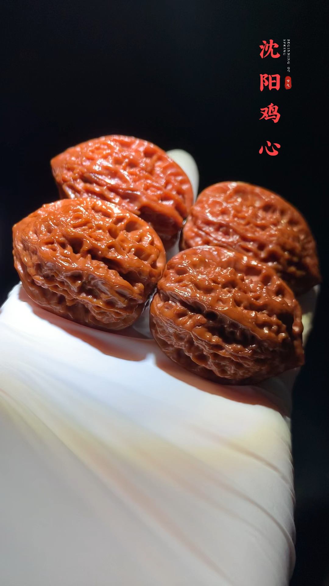 百年老树沈阳鸡心,原树沈阳鸡心核桃欣赏。