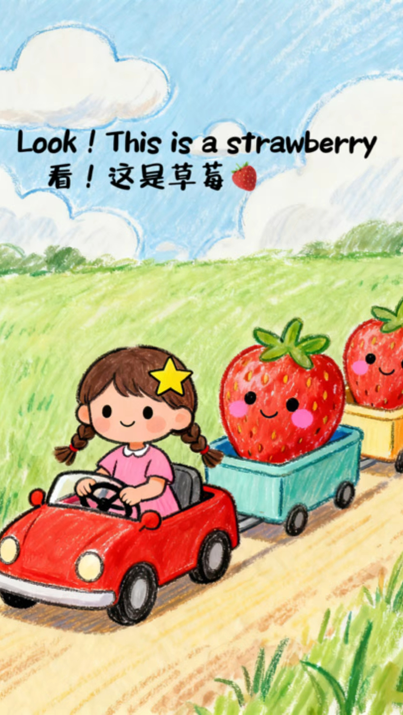 儿童英语启蒙 每日磨耳朵 | 草莓