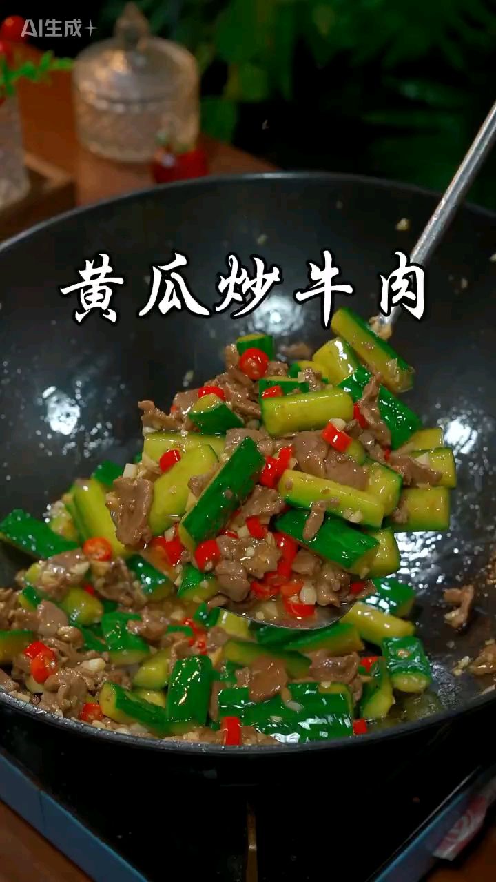 黄瓜炒牛肉!!!