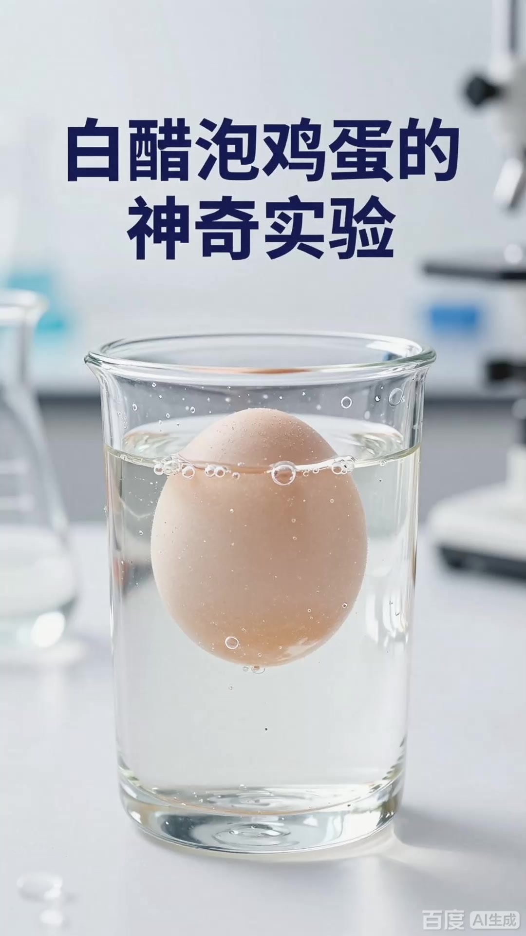 绝了!白醋泡鸡蛋,简单有趣小实验。