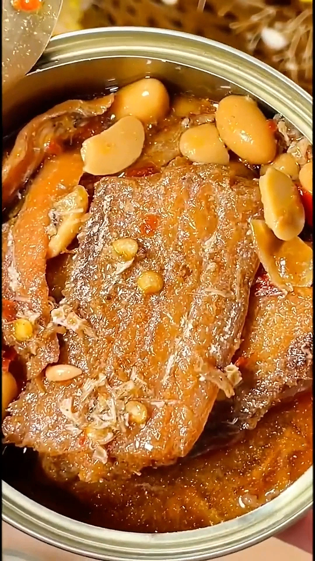 闽星黄豆带鱼罐头即食海鲜零食