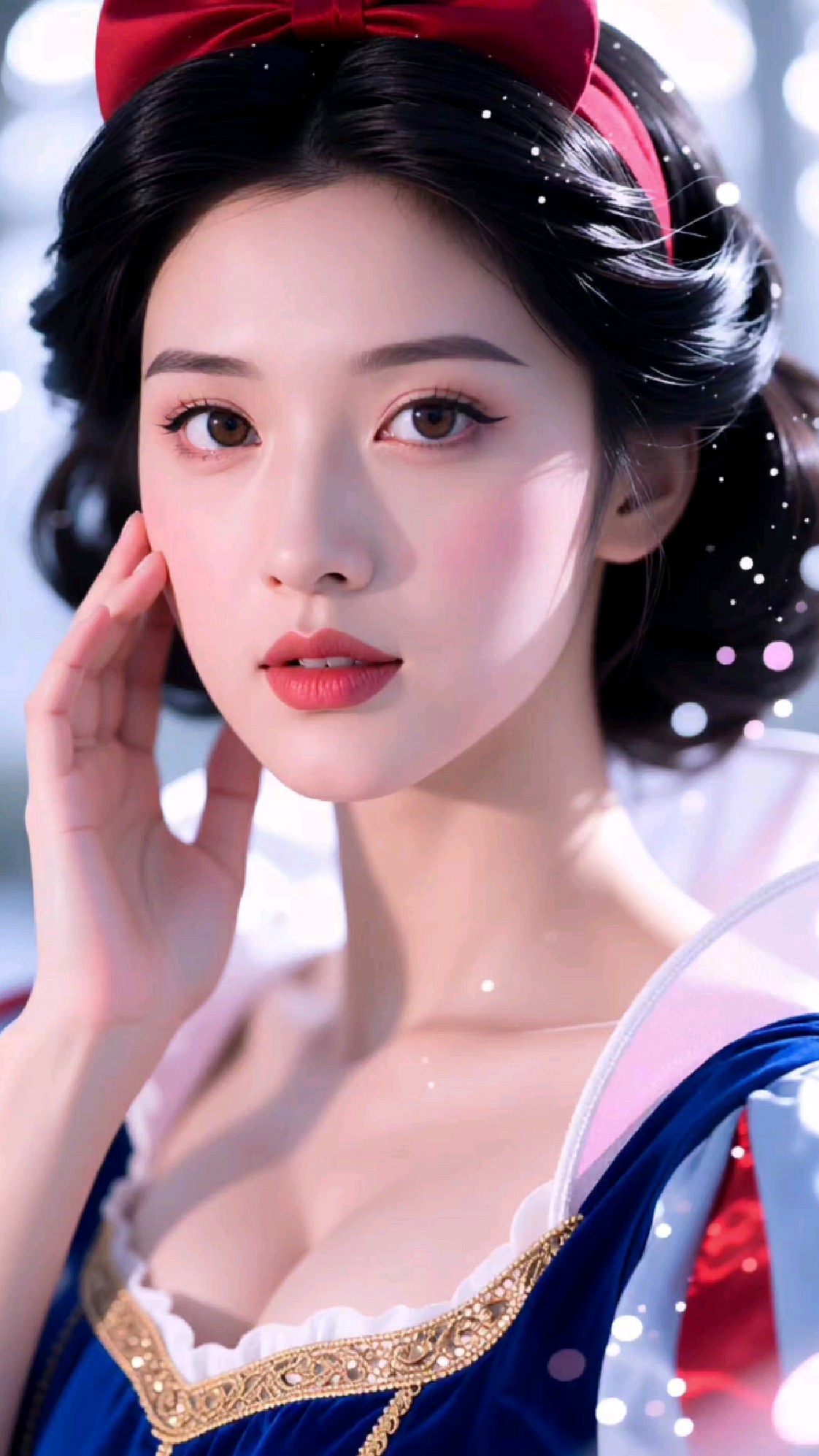 白雪公主氛围感动态壁纸 为什么吃了苹果会被王子带回城堡?