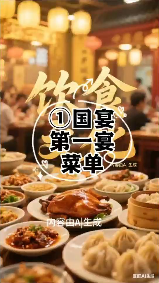 国宴第一宴席菜单