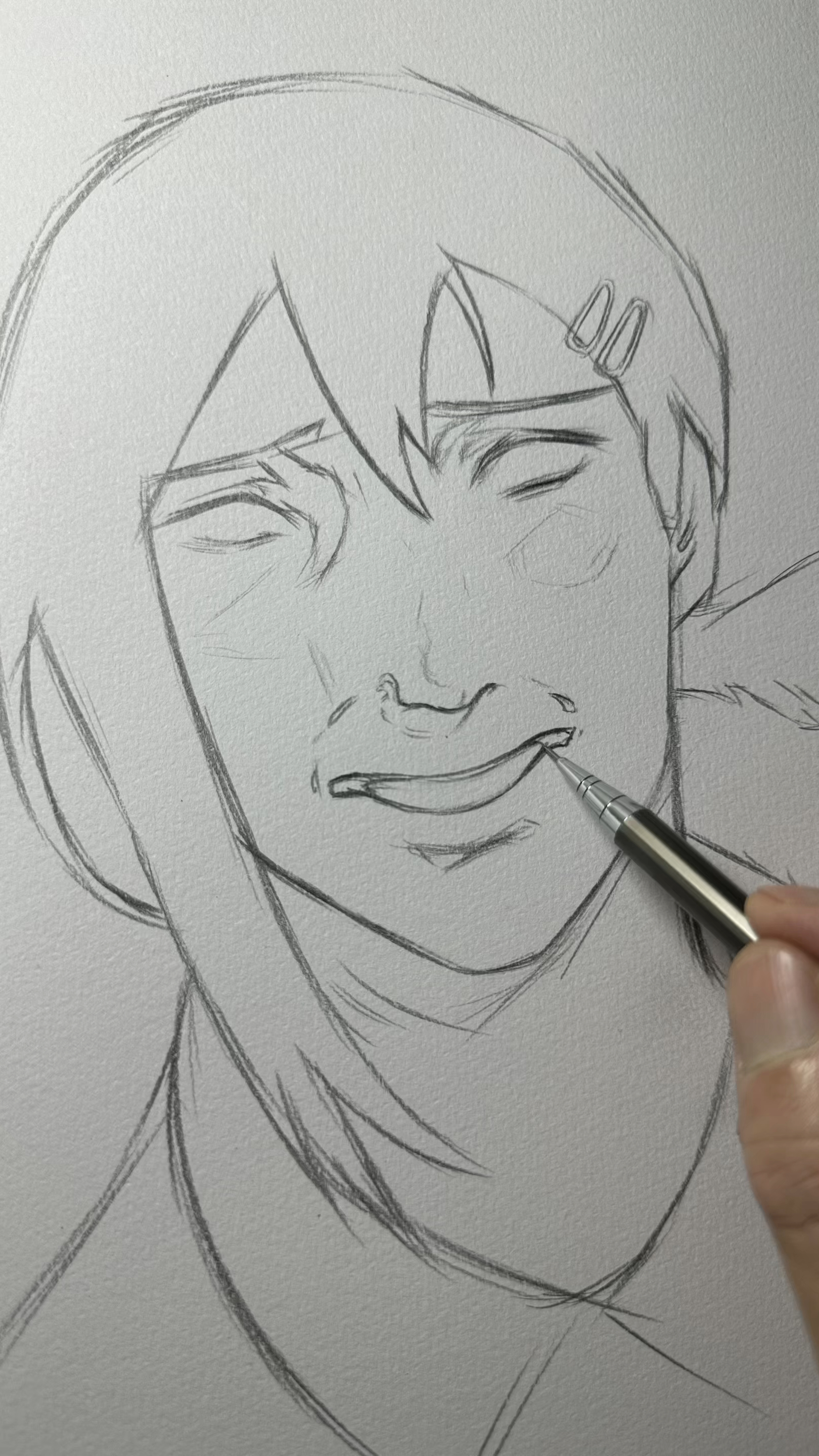 粉丝想看我画就是,就是不知道他叫什么名字