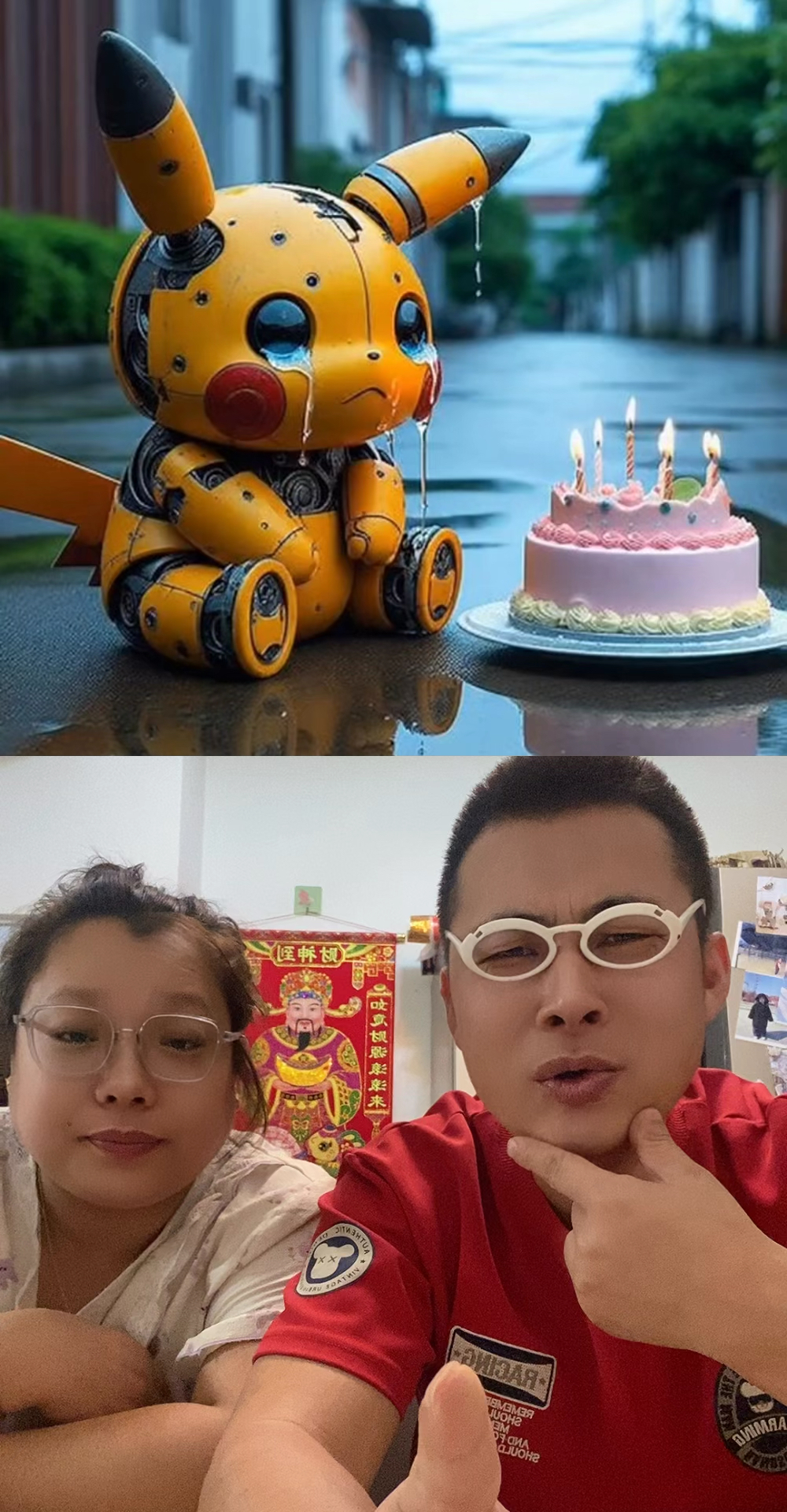 原来是皮卡丘蛋糕呀