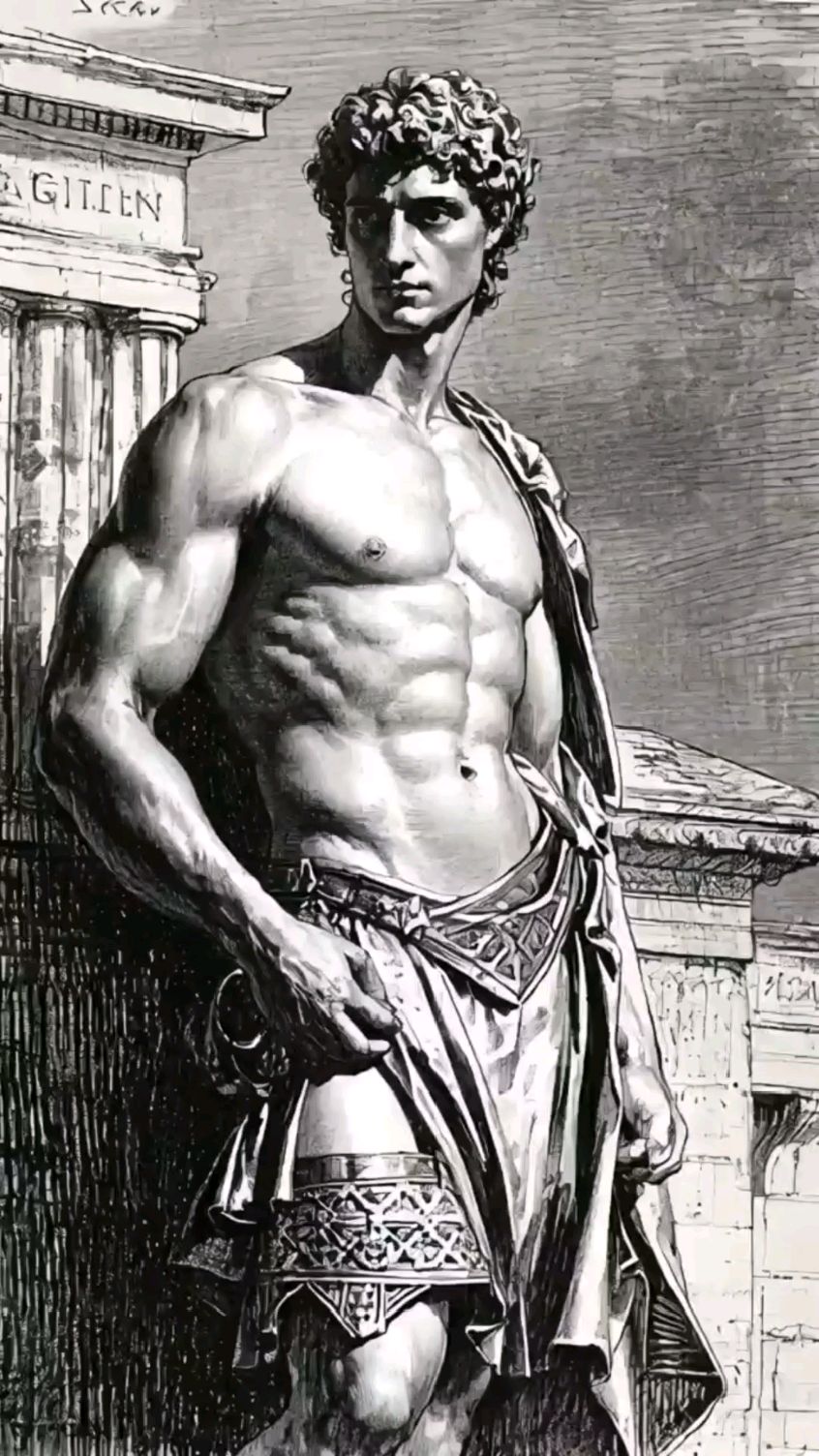 太有趣了!素描画中的大卫也想练练中国功夫!