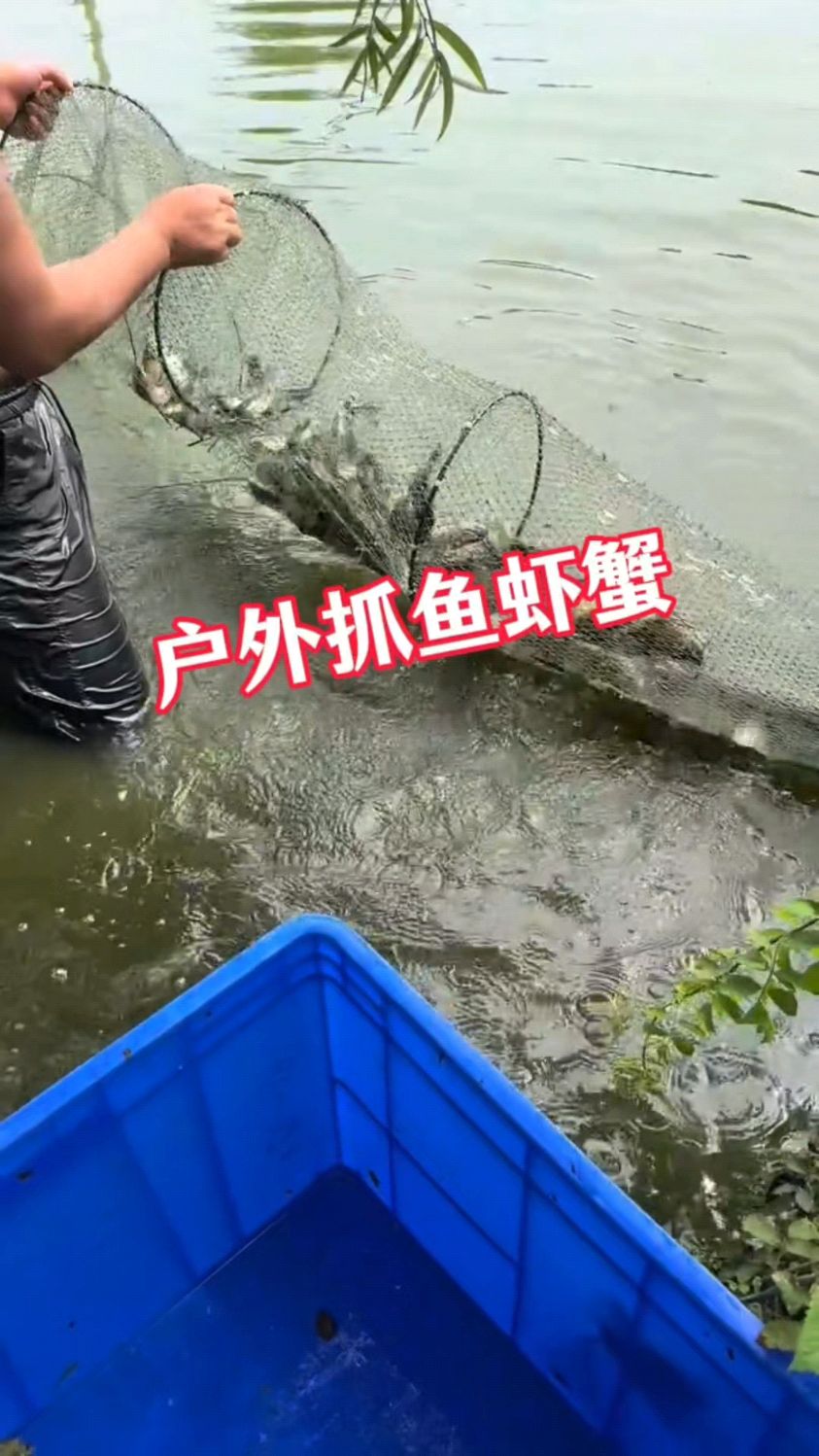 户外抓鱼虾蟹爆笼小技巧