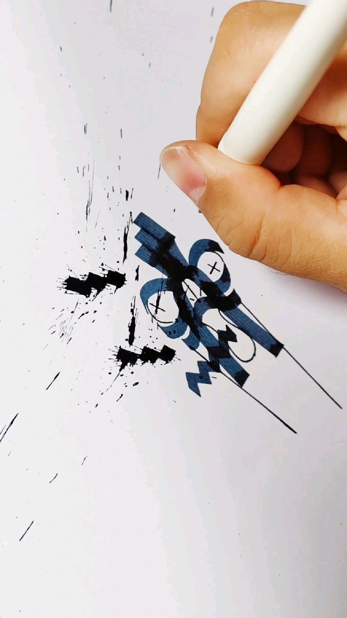 教你手绘只尖叫鸡