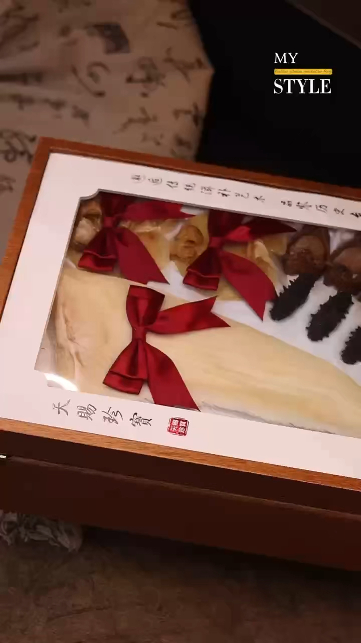 鲍参翅肚礼盒688一套,鱼翅,海参,花胶,鲍鱼