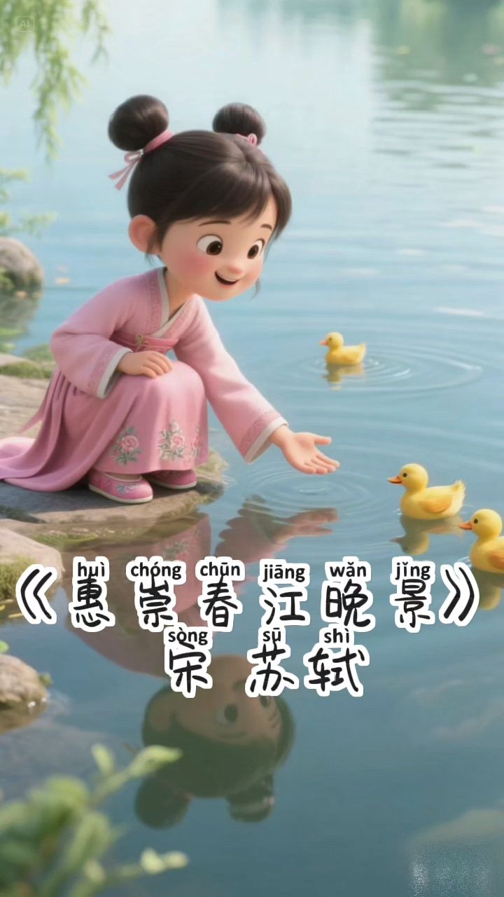 【古诗小课堂含注释】今日上新《惠崇春江晚景》