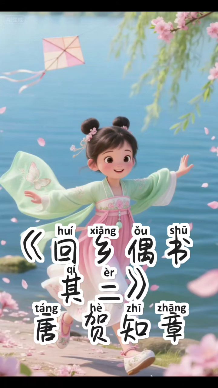 【古诗小课堂含注释】今日上新《回乡偶书 其二》